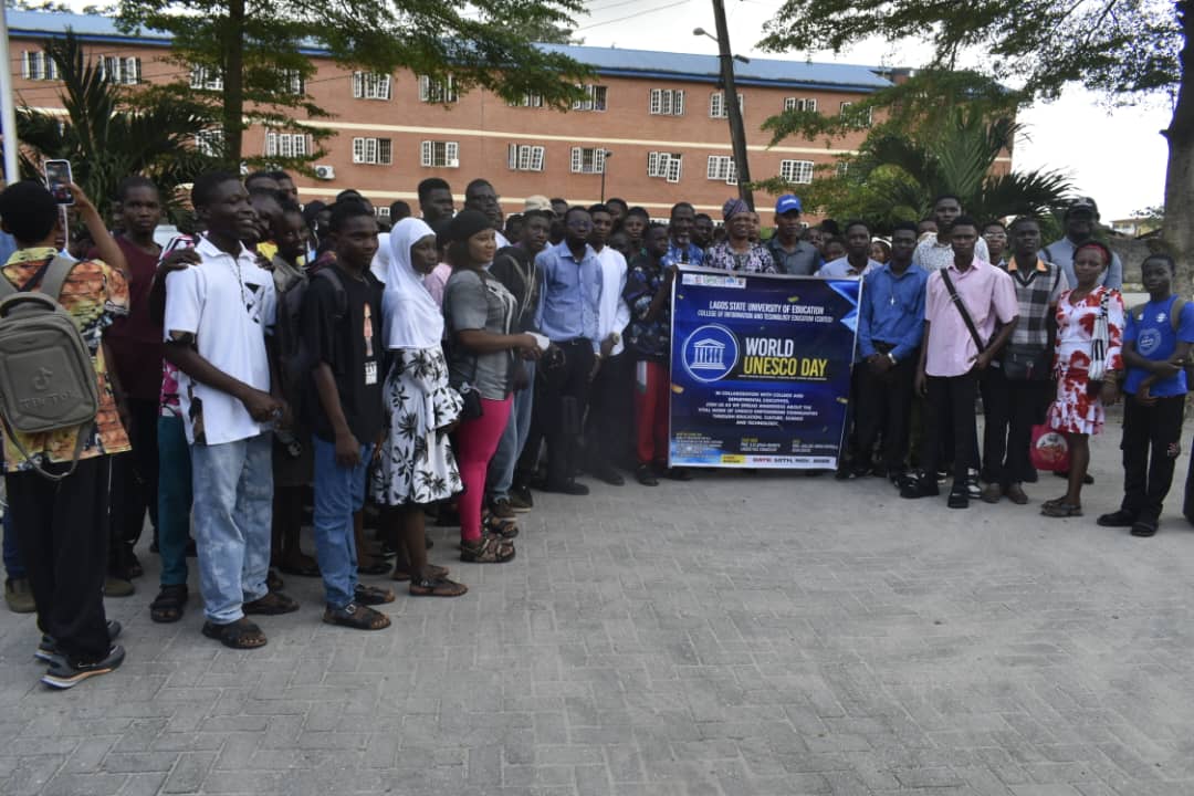 Computer Science Students Holds Awareness Rally to Mark 2025 World Science Day for Peace And Development